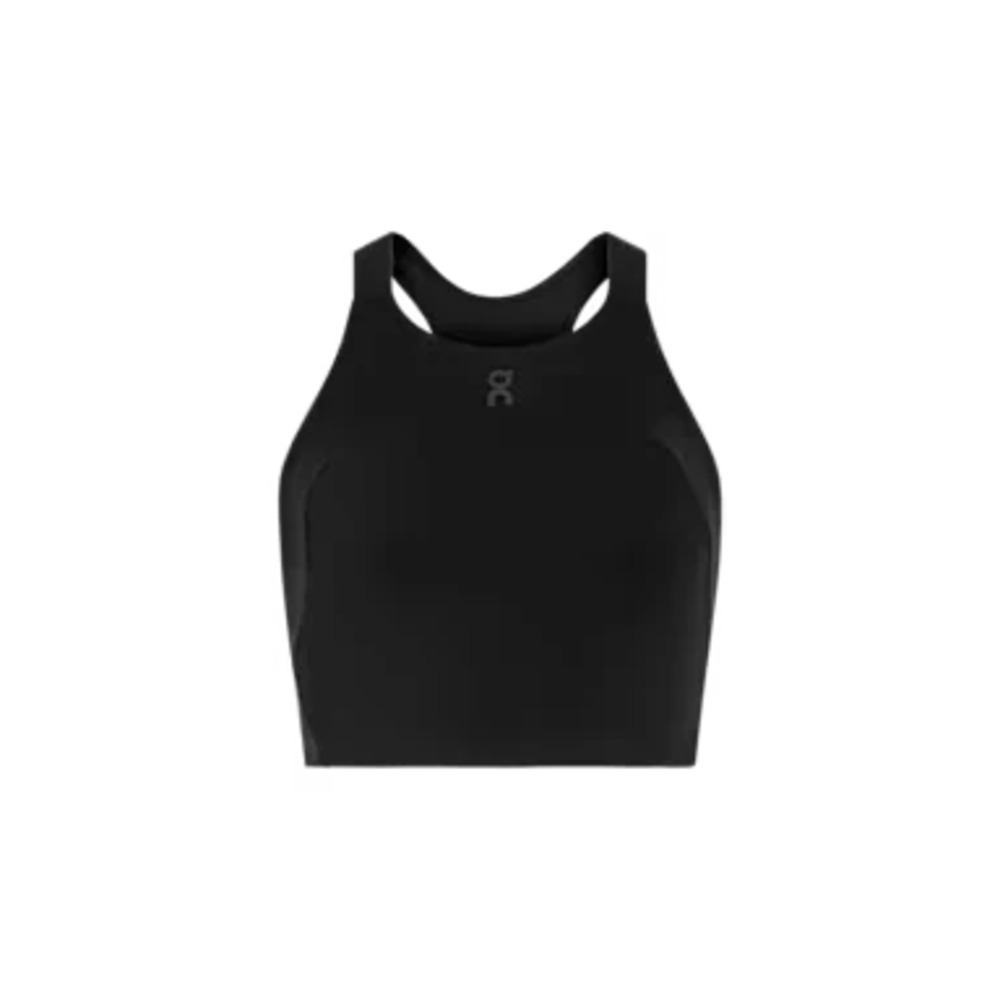 On Women's Performance Crop Running Crop Top Black Size M NWT